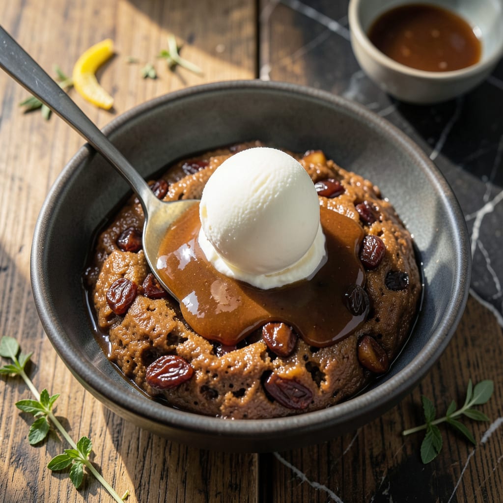 gordon ramsay sticky toffee pudding recipe example with annotations