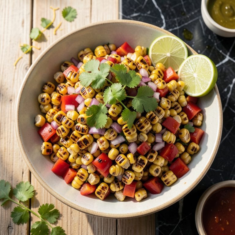 Comprehensive Grill Corn Salad Recipe: Charred Kernels With Zesty Lime Dressing visual reference