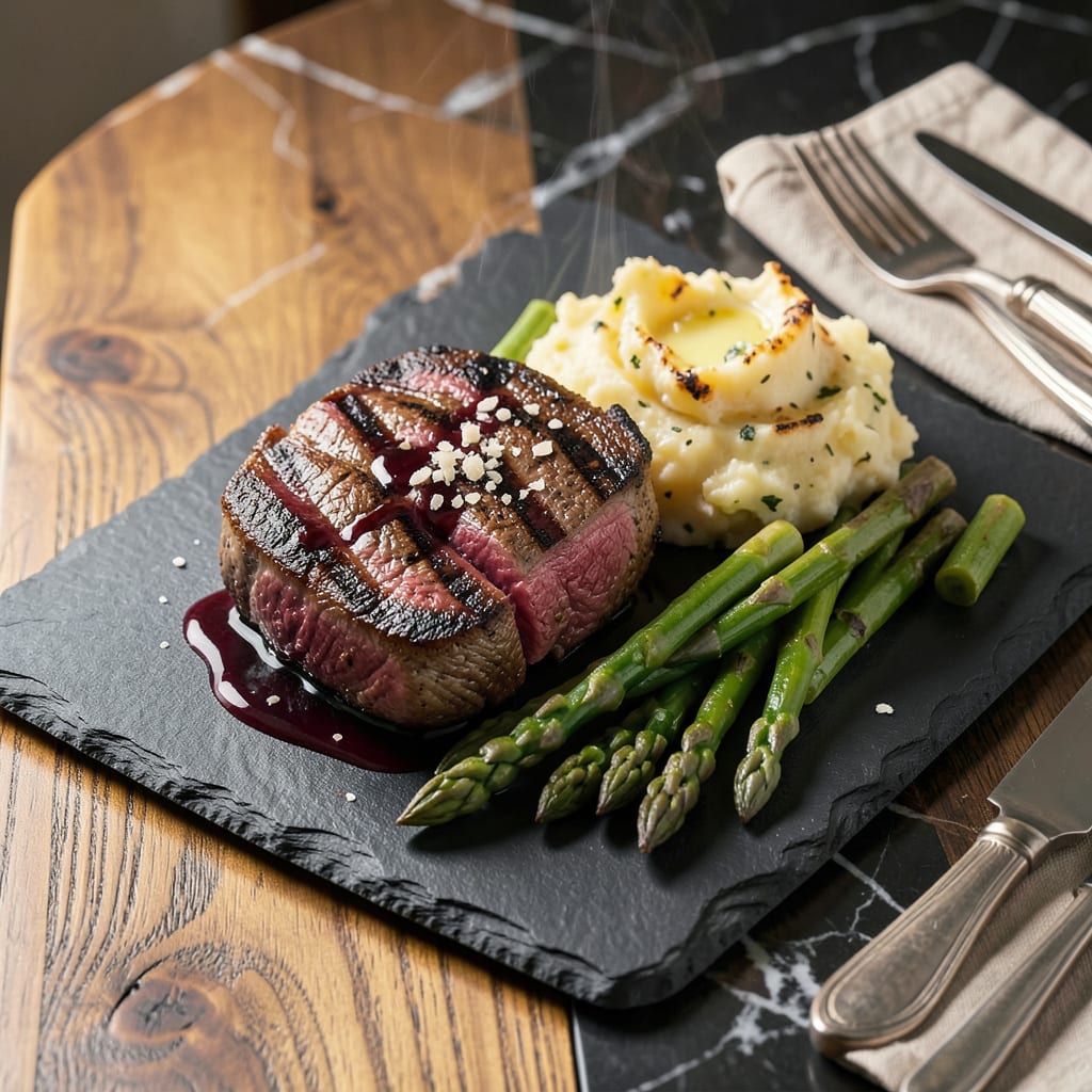 Grill or Fry Steak: Juicy, Crusty Perfection Both Ways example with annotations