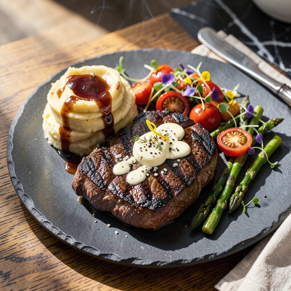 Visual representation of Grill Steak With Lid Open or Closed: The Secret to Perfect Doneness