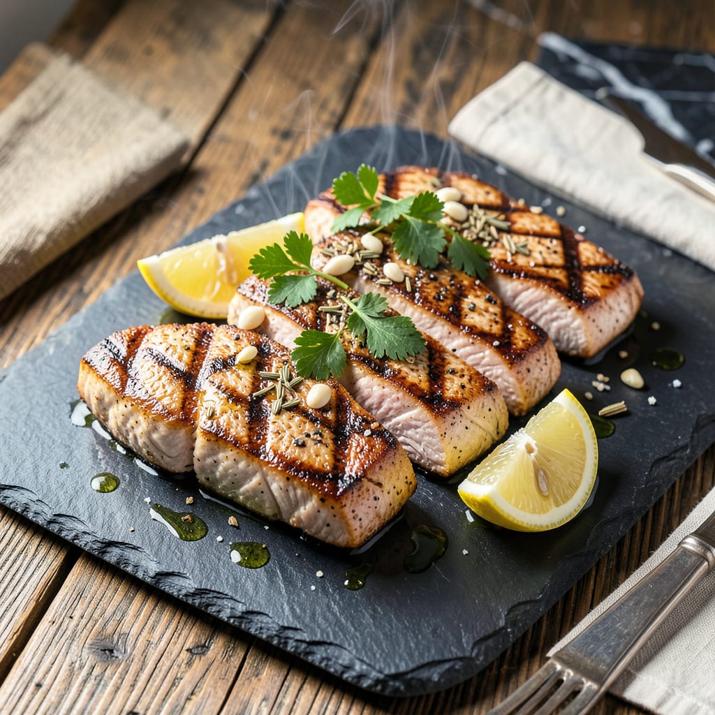 Visual representation of Grill Swordfish Steak Recipe: Bold Char and Buttery Depth