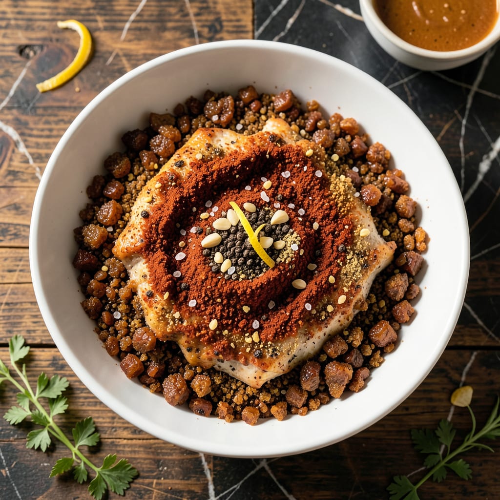 Grilled BBQ Chicken Rub Recipe: Smoky Spice Blend for the Perfect Crust example with annotations