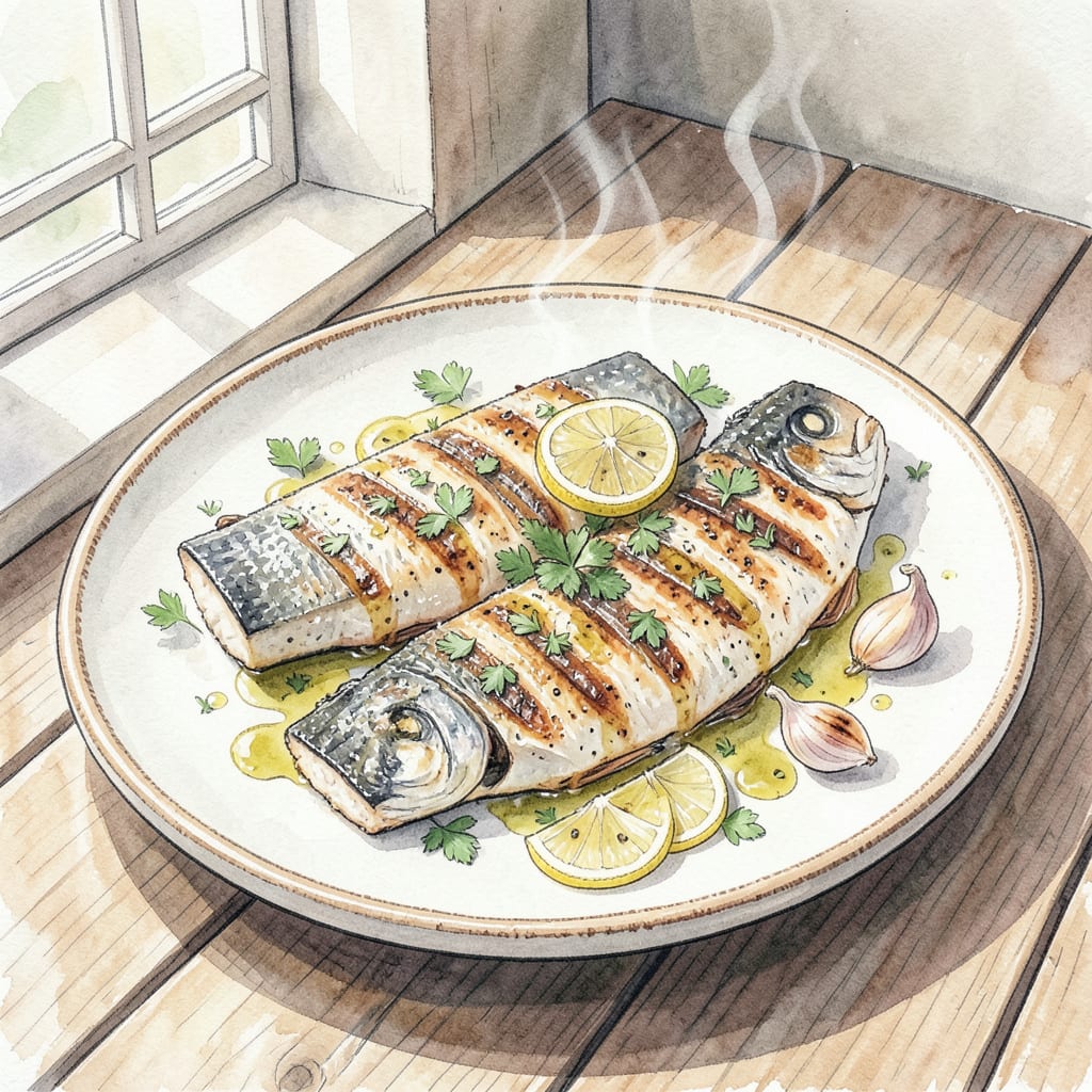 Visual representation of Grilled Branzino Filet Recipe: Mediterranean Flair in 20 Minutes