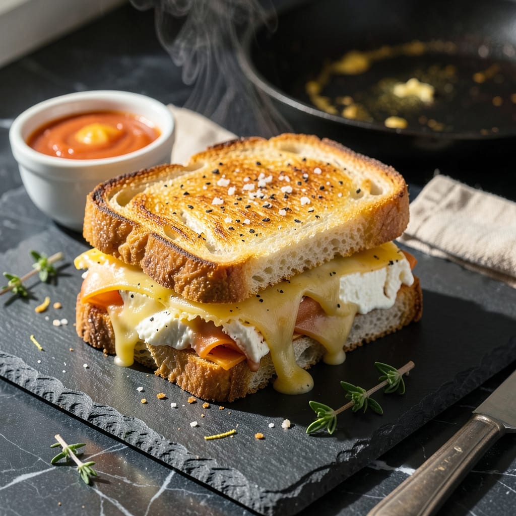 Complete Grilled Cheese Hack: Crispy, Melty Perfection in Half the Time overview image