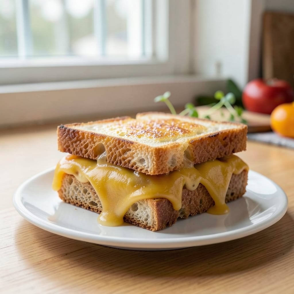 Grilled Cheese Oven Recipe: No-Stoop Golden Melt