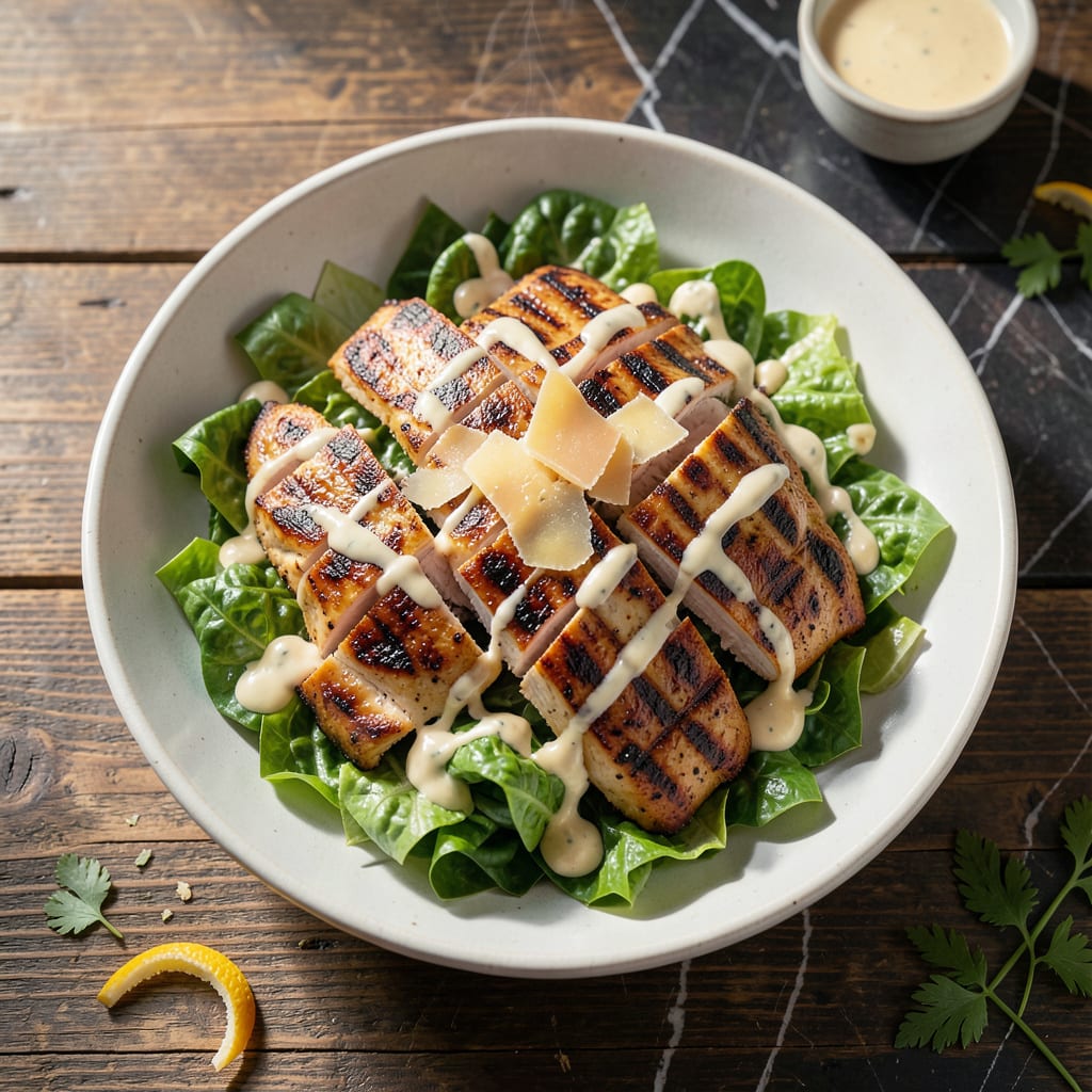 grilled chicken caesar salad recipe detailed visual guide