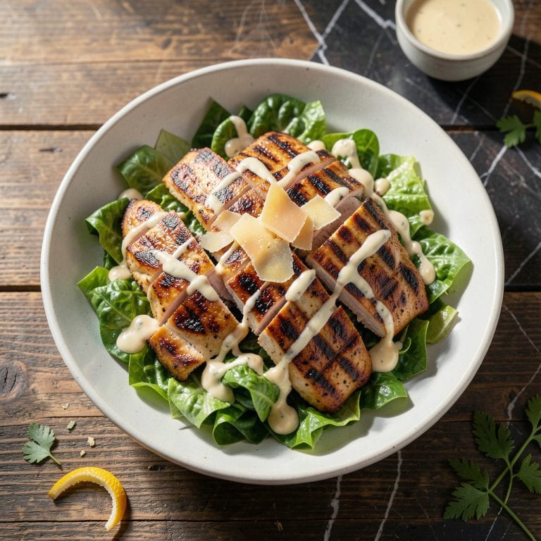grilled chicken caesar salad recipe detailed visual guide