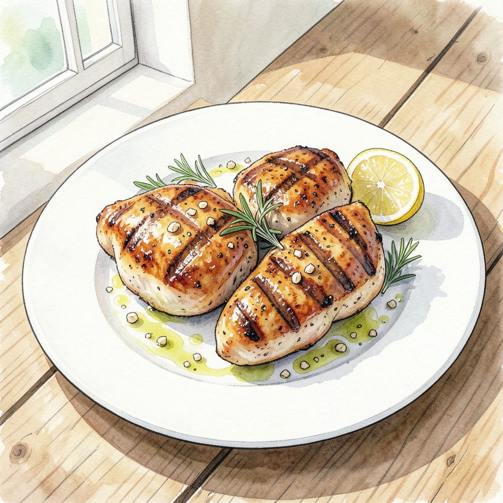 Grilled Chicken Recipe: Juicy and Flavorful Every Time example with annotations