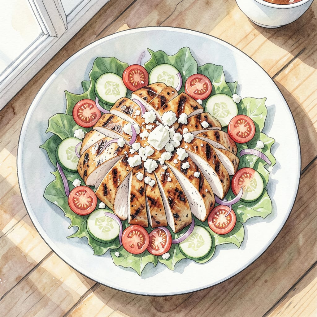 Grilled Chicken Salad Recipe: Summer Freshness in Every Bite detailed visual guide