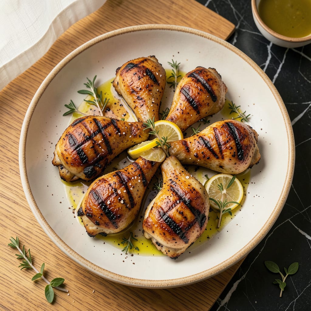 Grilled Chicken Thighs: Juicy, Charred Perfection Every Time example with annotations