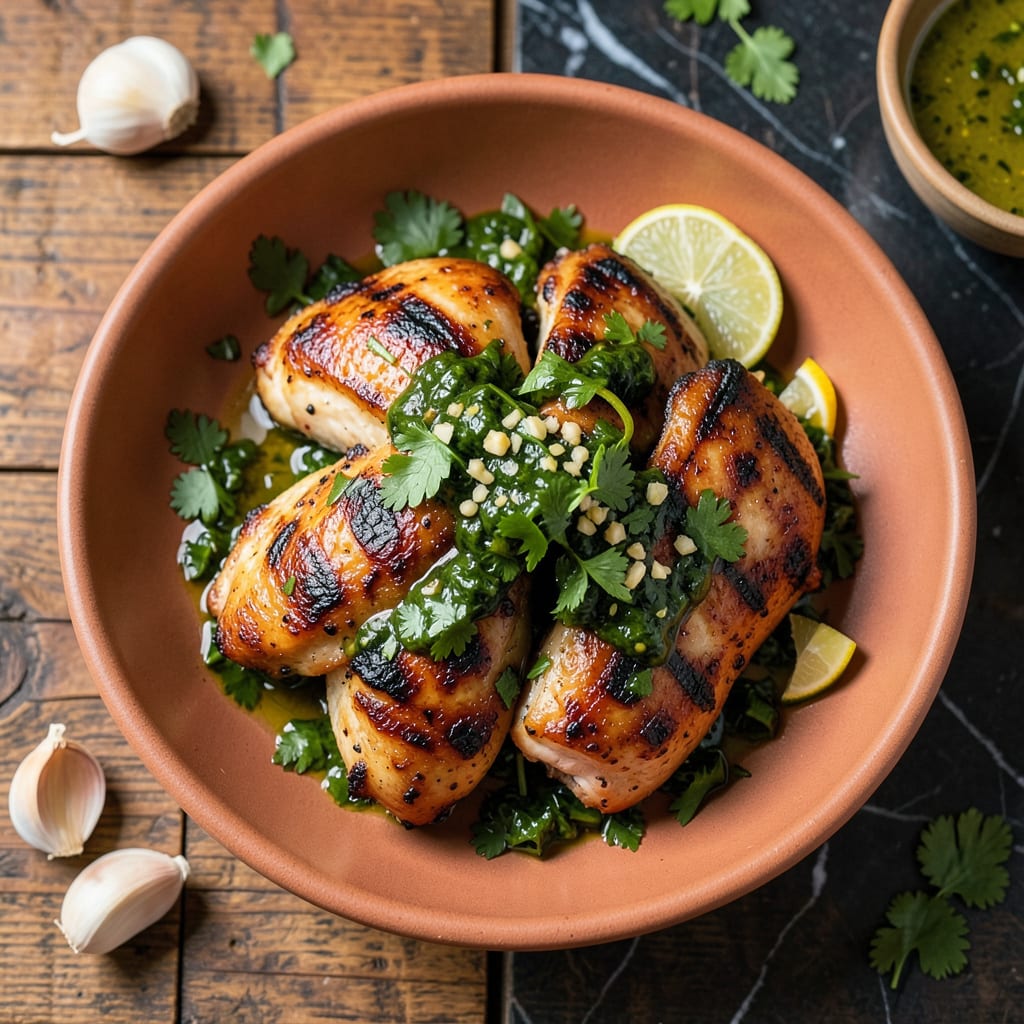 Comprehensive Grilled Chicken With Chimichurri Recipe: Argentine Inspired Herb Sauce visual reference
