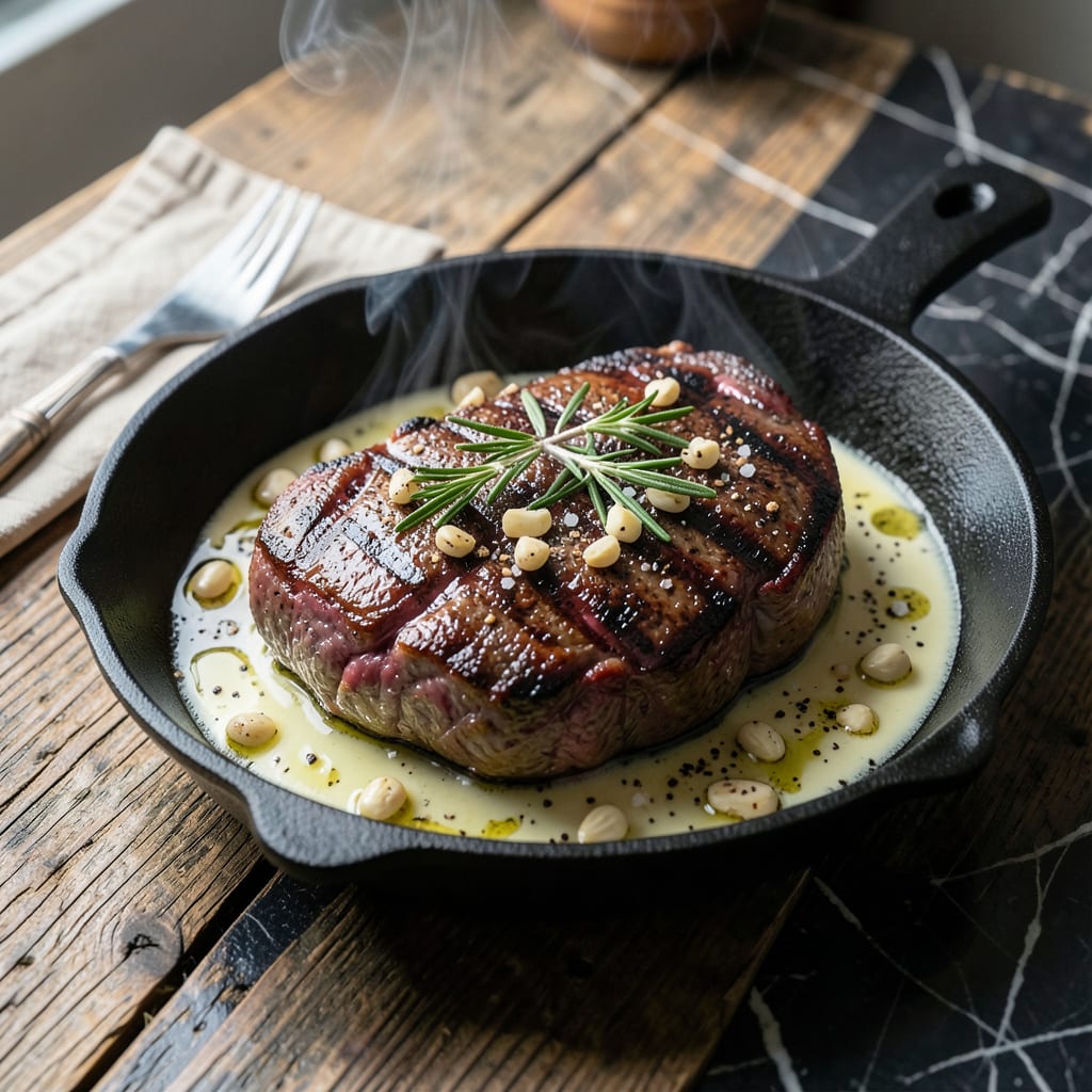 Complete Grilled Chuck Steak Recipe: Smoky Char With Garlic Butter Finish overview image