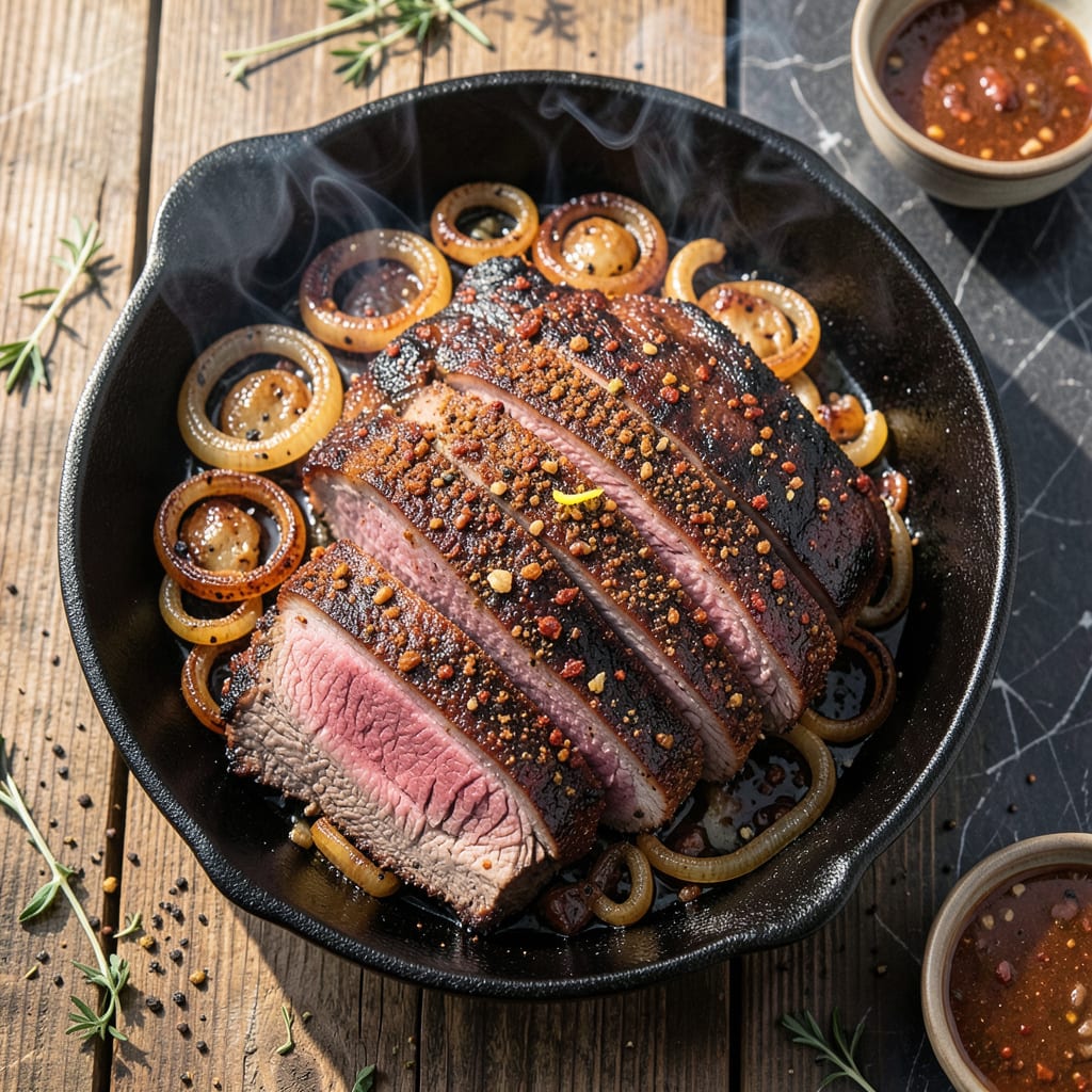 Grilled Corned Beef Brisket Recipe: Smoky Char with Spiced Rub Perfection detailed visual guide