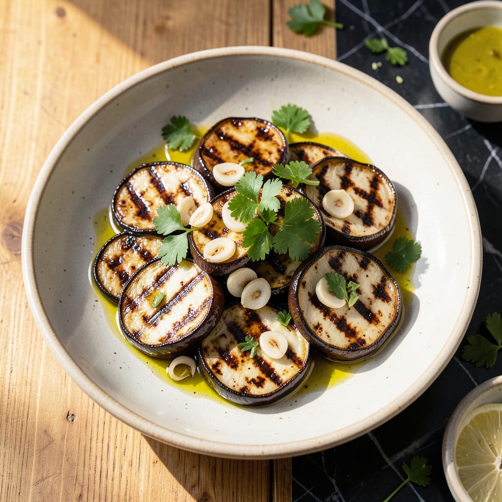 Grilled Eggplant Recipe: Charred Exterior With Silky Interior detailed visual guide