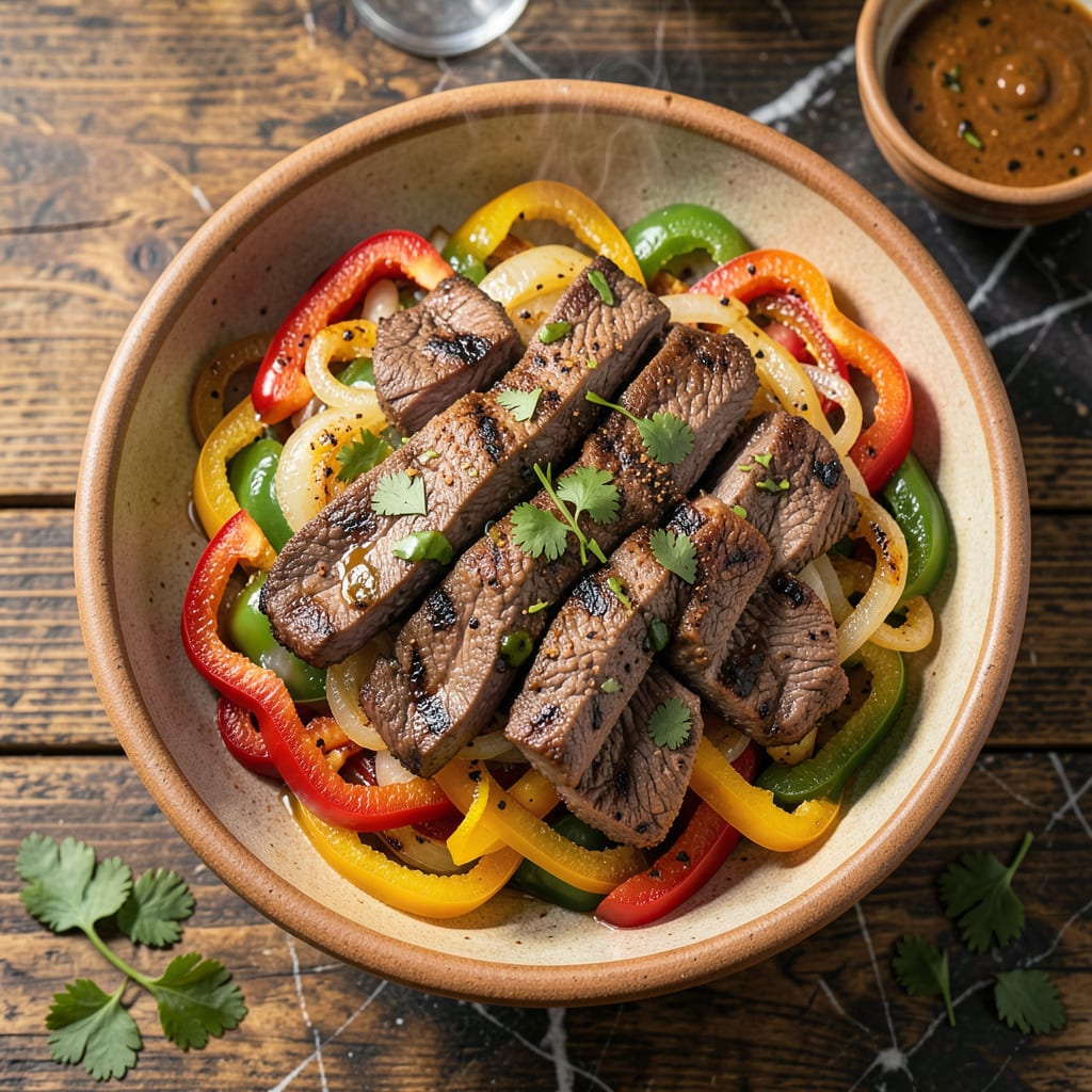 grilled flank steak fajitas recipe detailed visual guide