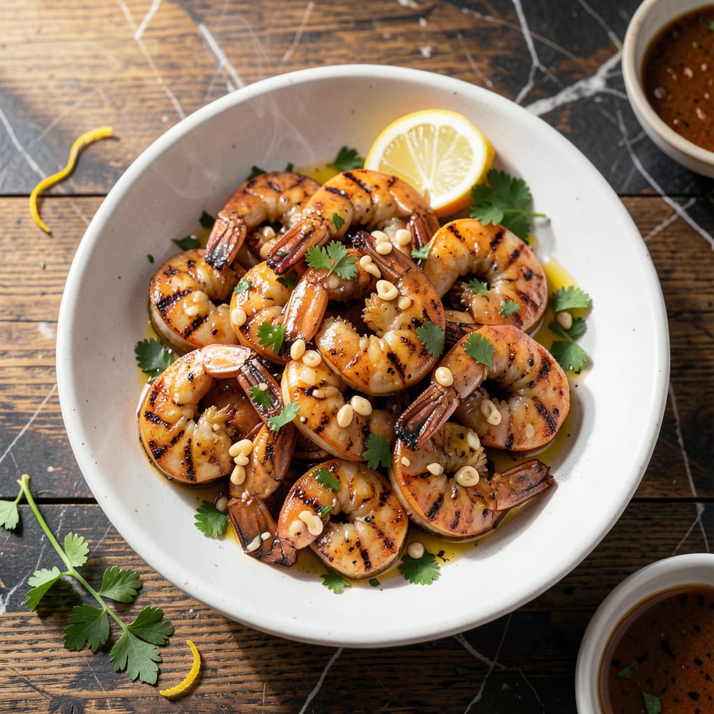 Grilled Garlic Shrimp Recipe: Smoky Char With Buttery Depth example with annotations