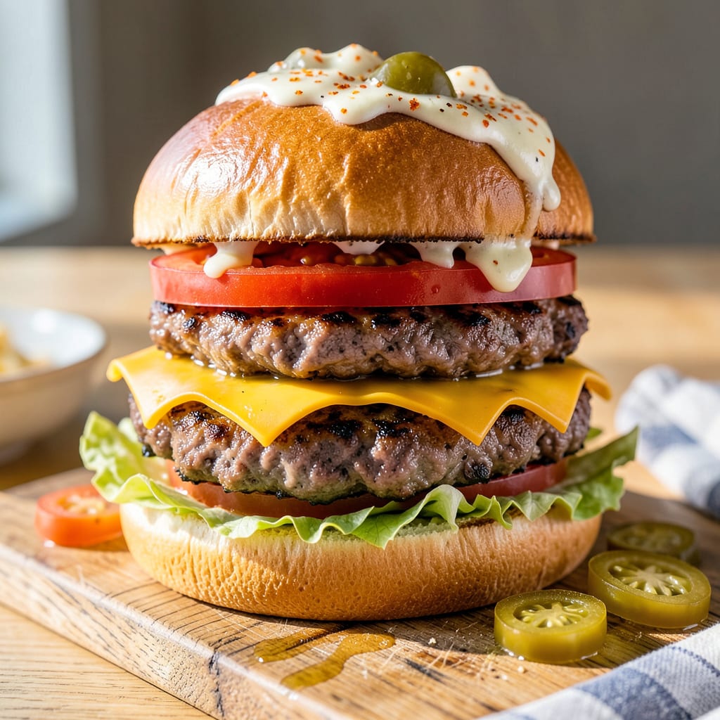 Complete Grilled Hamburger Recipe: Juicy Patties With Smoky Char Every Time overview image