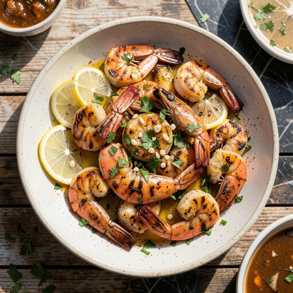 grilled jumbo shrimp recipe detailed visual guide