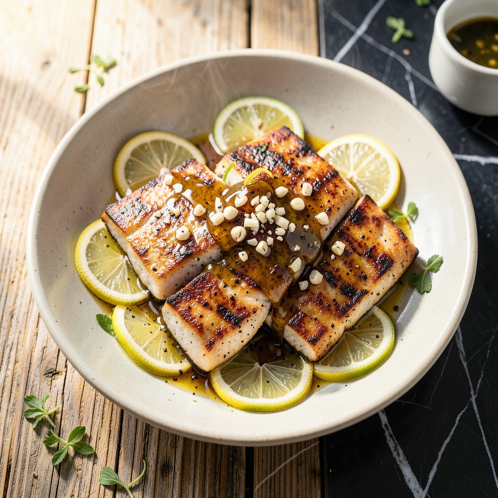 Complete grilled mahi mahi recipe overview image