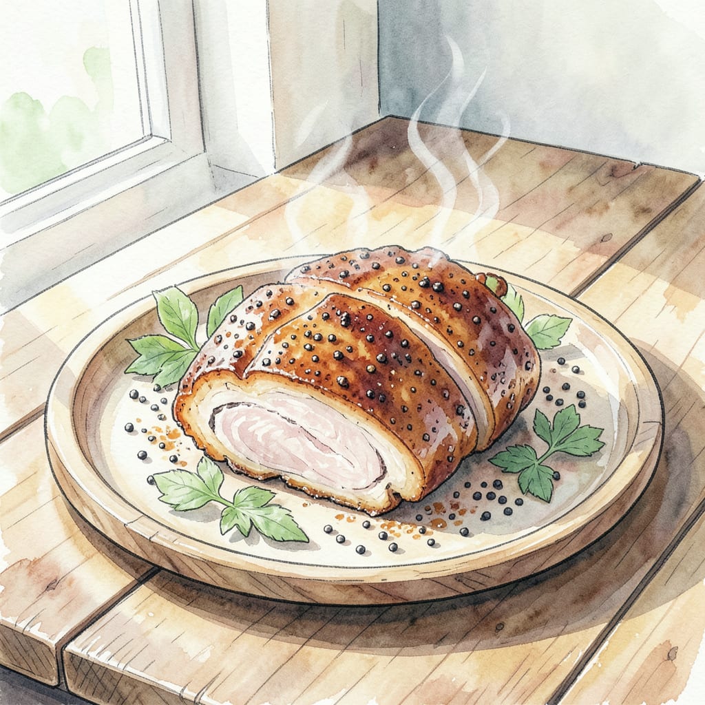 Grilled Pork Belly Recipe: Crispy Skin and Tender Meat detailed visual guide