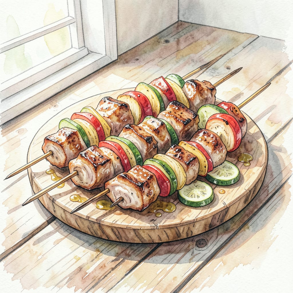 Grilled Pork Skewers Recipe: Juicy and Flavorful Every Time detailed visual guide