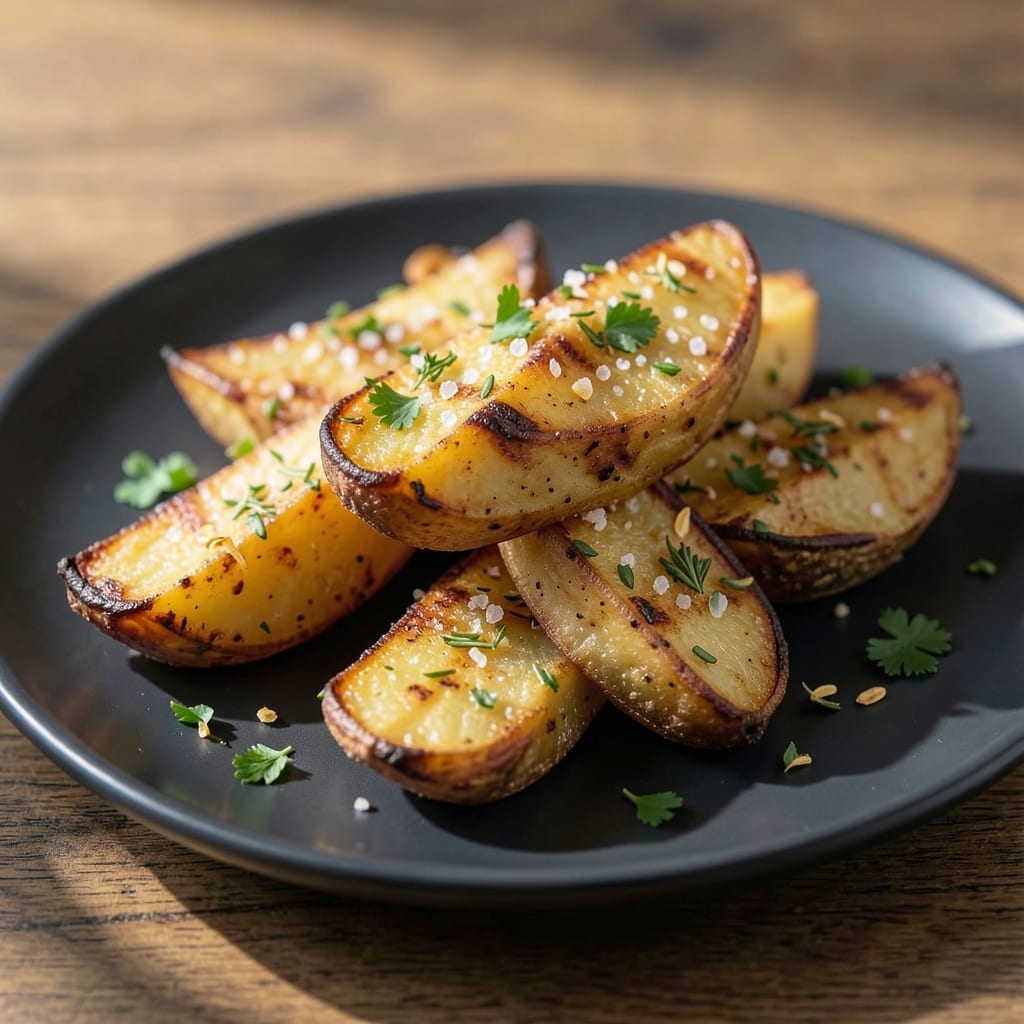 Grilled Potato Wedges Recipe: Smoky Crisp With Garlic-Herb Finish