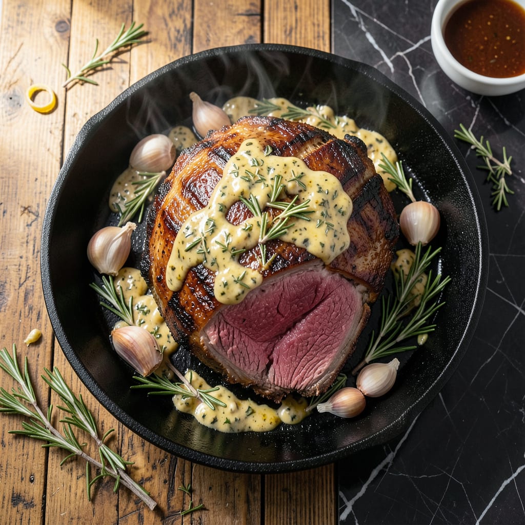 Comprehensive grilled prime rib roast recipe visual reference