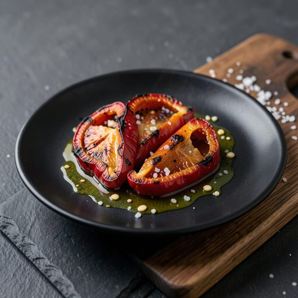 Grilled Red Pepper Recipe: Smoky Char With Garlic Infusion