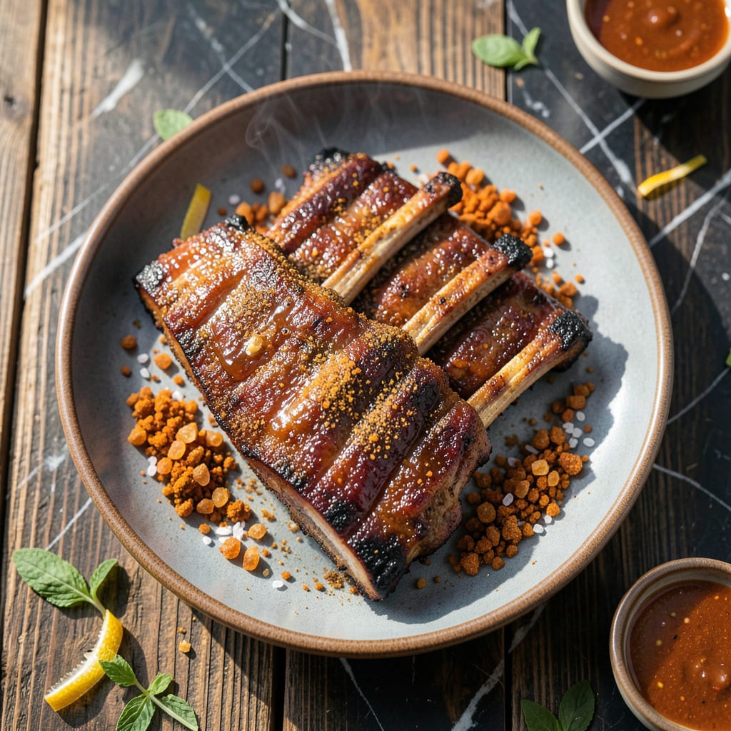Grilled Ribs Recipe: Smoky Char With Spice Rubbed Depth example with annotations