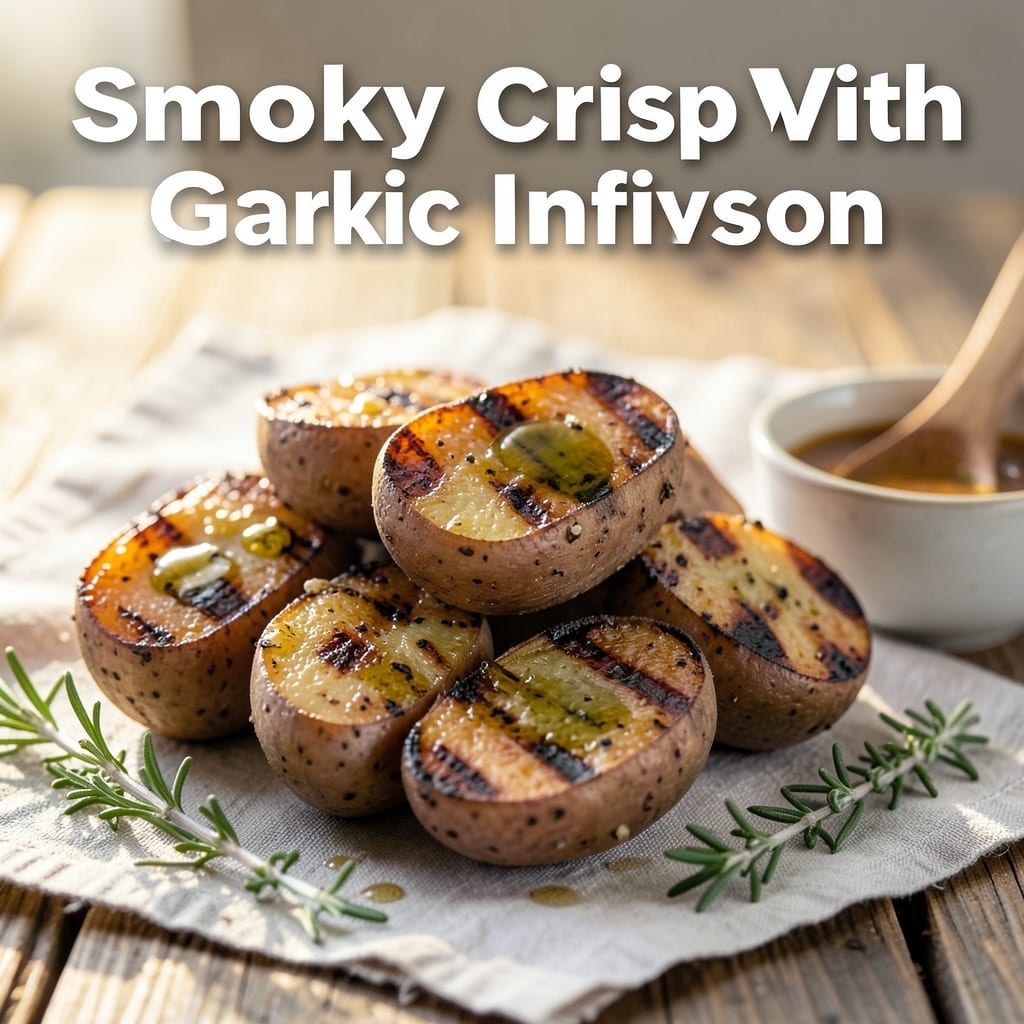 Grilled Russet Potatoes Recipe: Smoky Crisp With Garlic Infusion