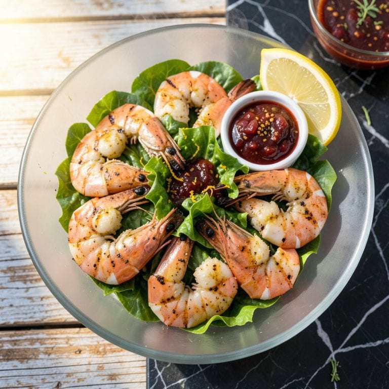 Complete Grilled Shrimp Cocktail Recipe: Smoky Char With Zesty Remoulade overview image