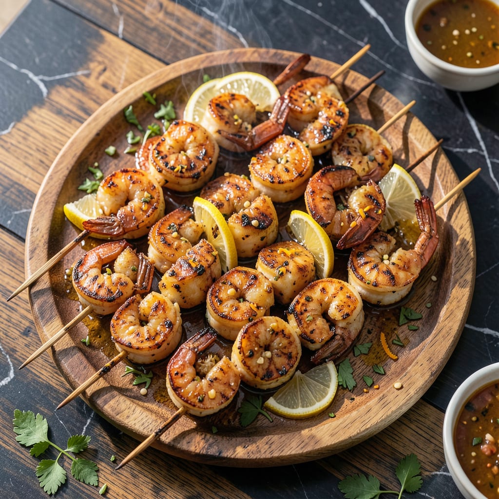 Complete Grilled Shrimp Kabob Recipe: Citrus Garlic Skewers With Charred Sweetness overview image
