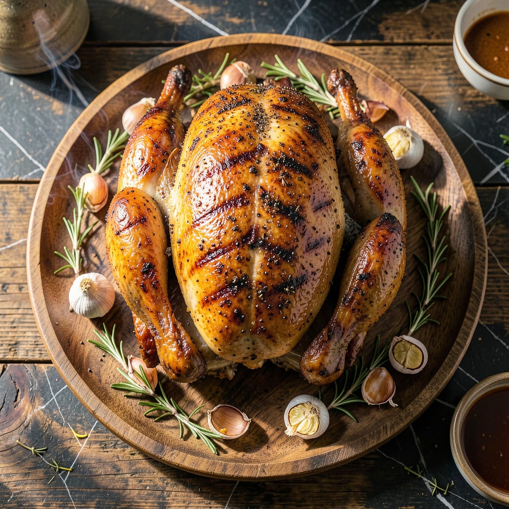 Grilled Spatchcocked Turkey Recipe: Even Cooking With Crispy Skin detailed visual guide