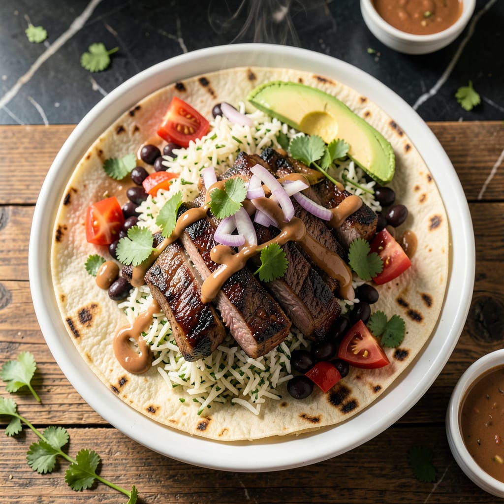 Complete Grilled Steak Burrito Recipe: Smoky Char With Loaded Fillings overview image