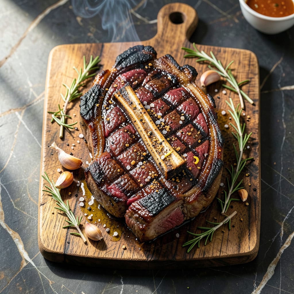 Grilled T Bone Steak Recipe: Thick Cut Juiciness With Charred Edges illustration with key details