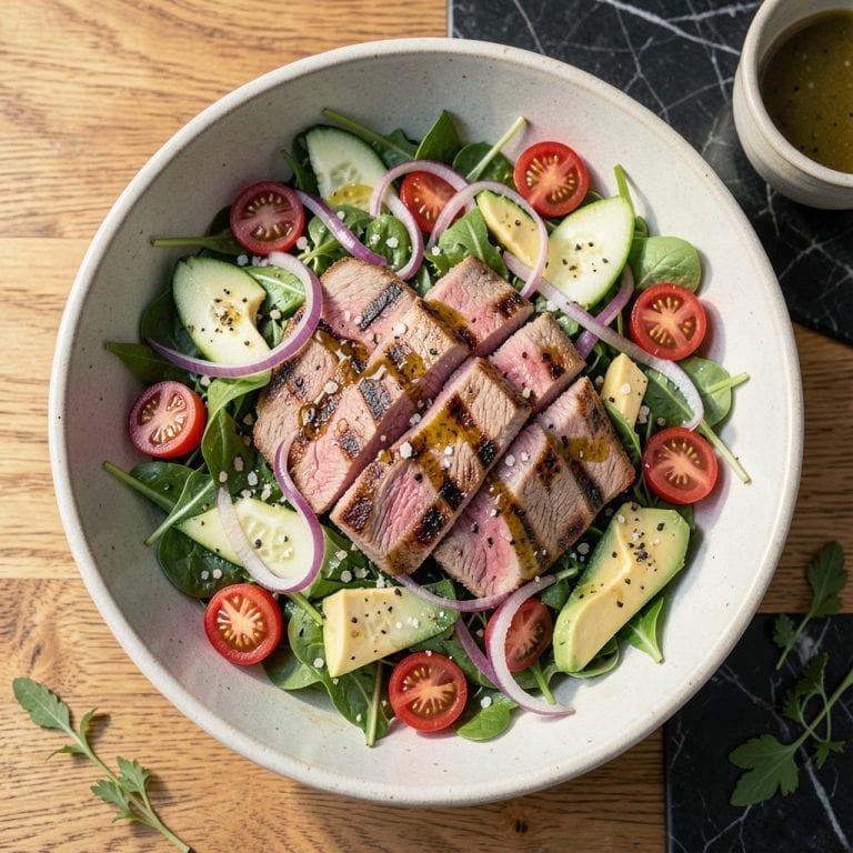 Comprehensive Grilled Tuna Salad Recipe: Seared Edge Freshness Over Garden Greens visual reference