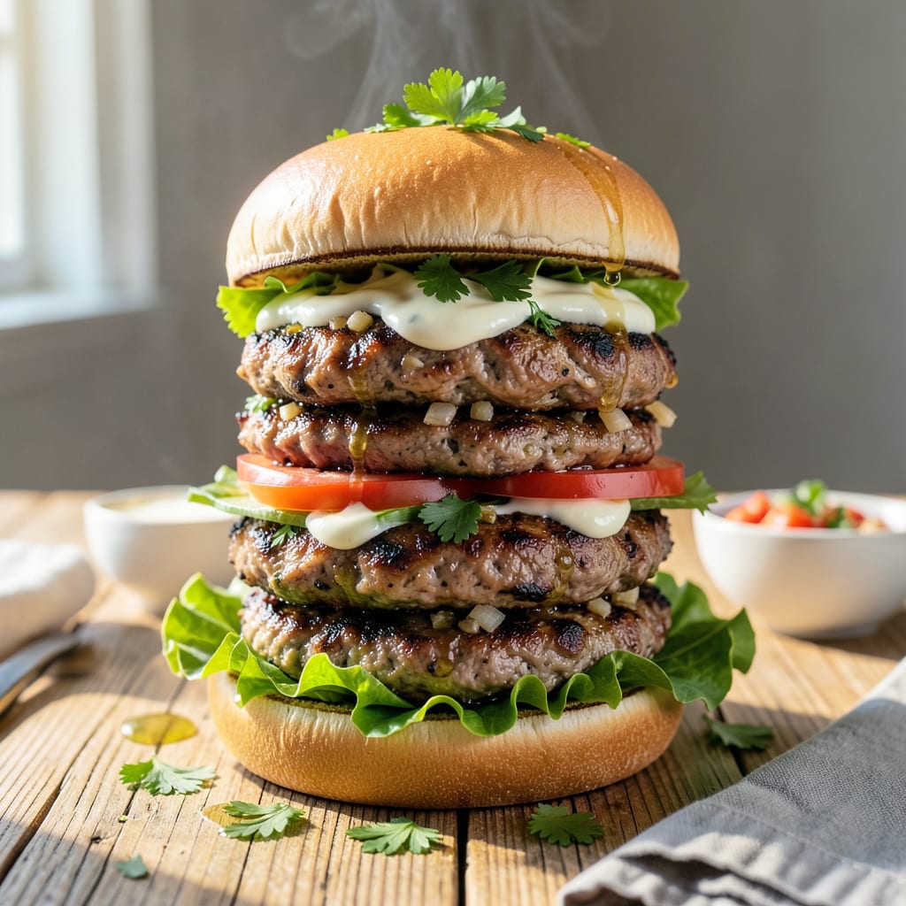 Grilled Turkey Burger Recipe: Smoky Char With Herb Infused Moisture detailed visual guide