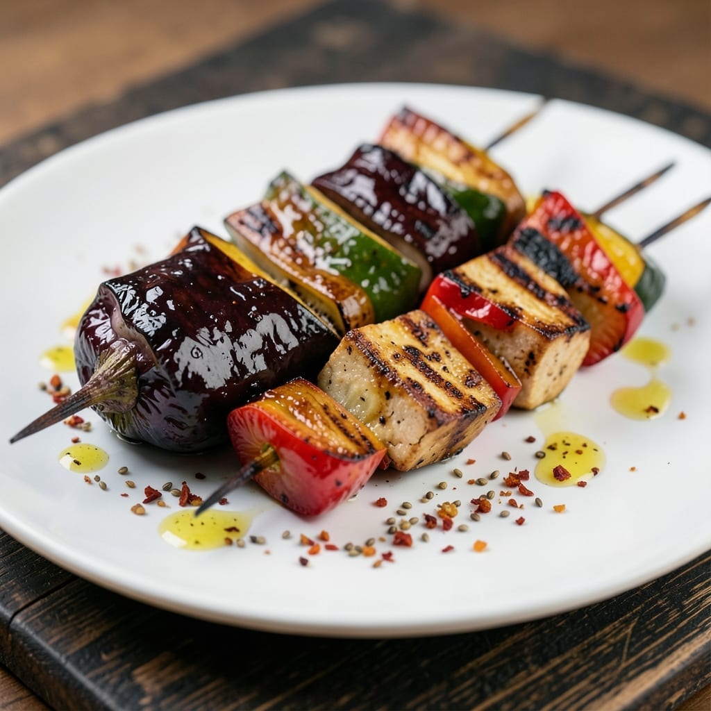 Grilled Veg Kabab Recipe: Smoky Char With Spiced Medley