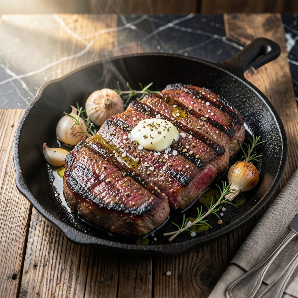Grilled Venison Steak Recipe: Wild Game Flavor With Charred Perfection example with annotations
