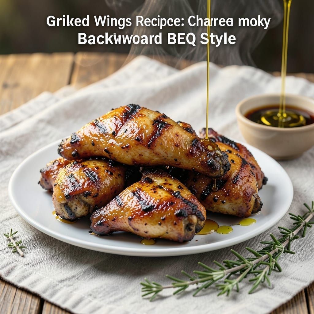 Grilled Wings Recipe: Charred and Smoky Backyard BBQ Style