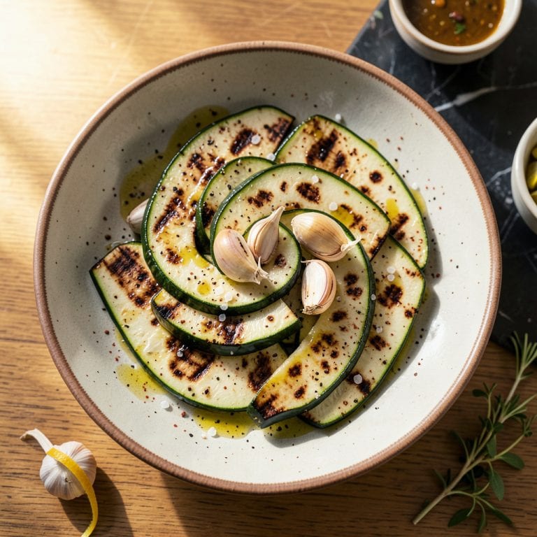 Complete grilled zucchini recipe overview image