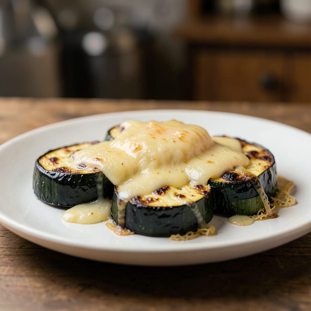 Grilled Zucchini Recipe With Parmesan Cheese: Charred Edges With Melty Topping