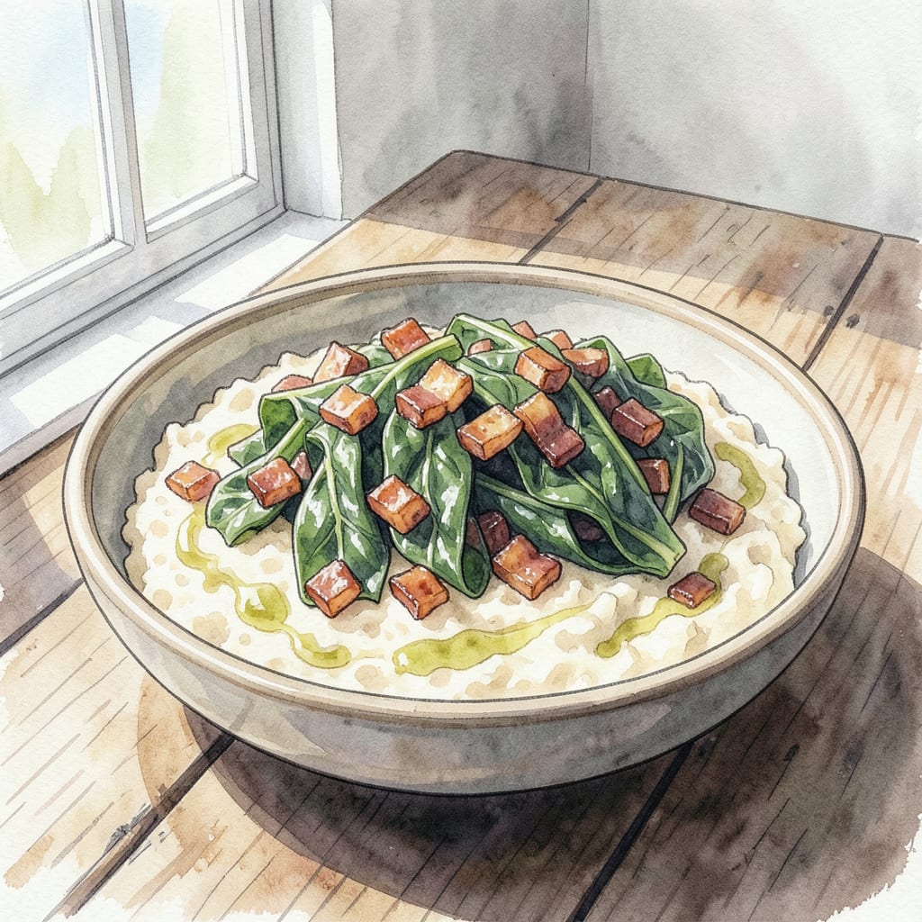 Grits and Greens Recipe: Southern Comfort in a Bowl detailed visual guide