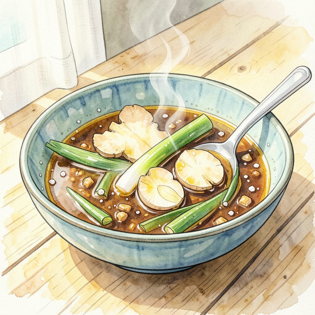 Hainanese Chicken Sauce Recipe: Ginger Garlic Dipping Magic in Minutes example with annotations