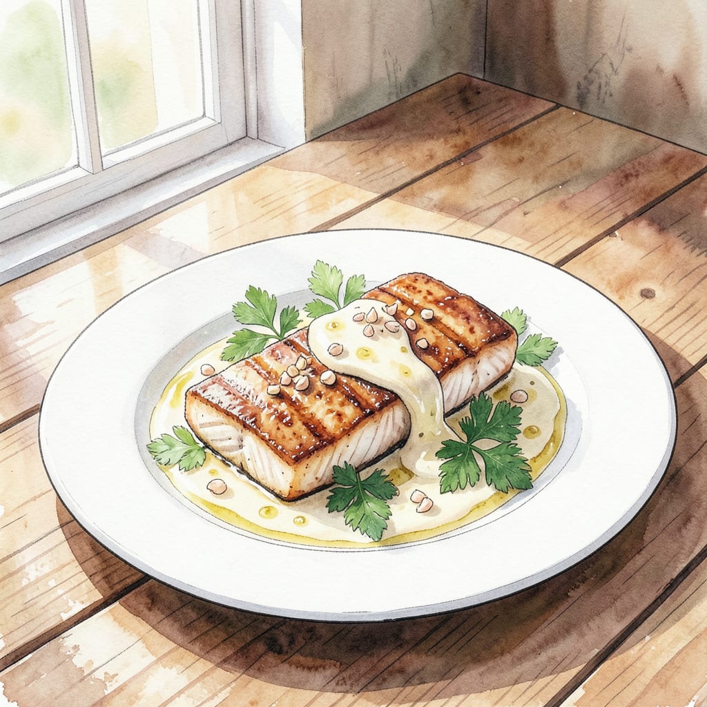 Visual representation of Halibut Olympia Recipe: Pan Seared Perfection Every Time