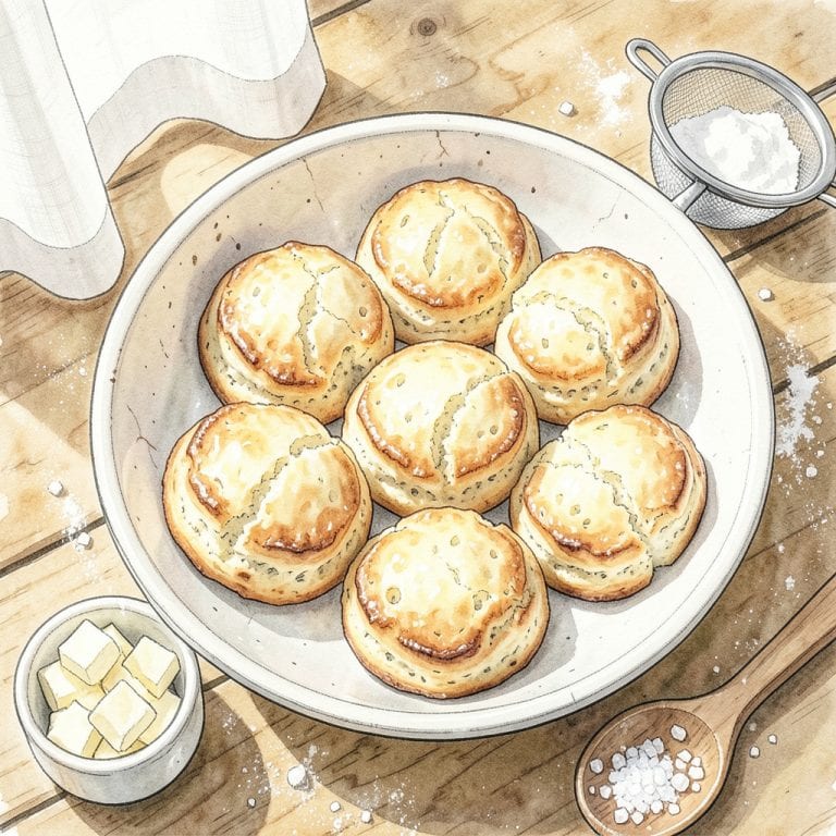 Visual representation of hardees biscuit recipe