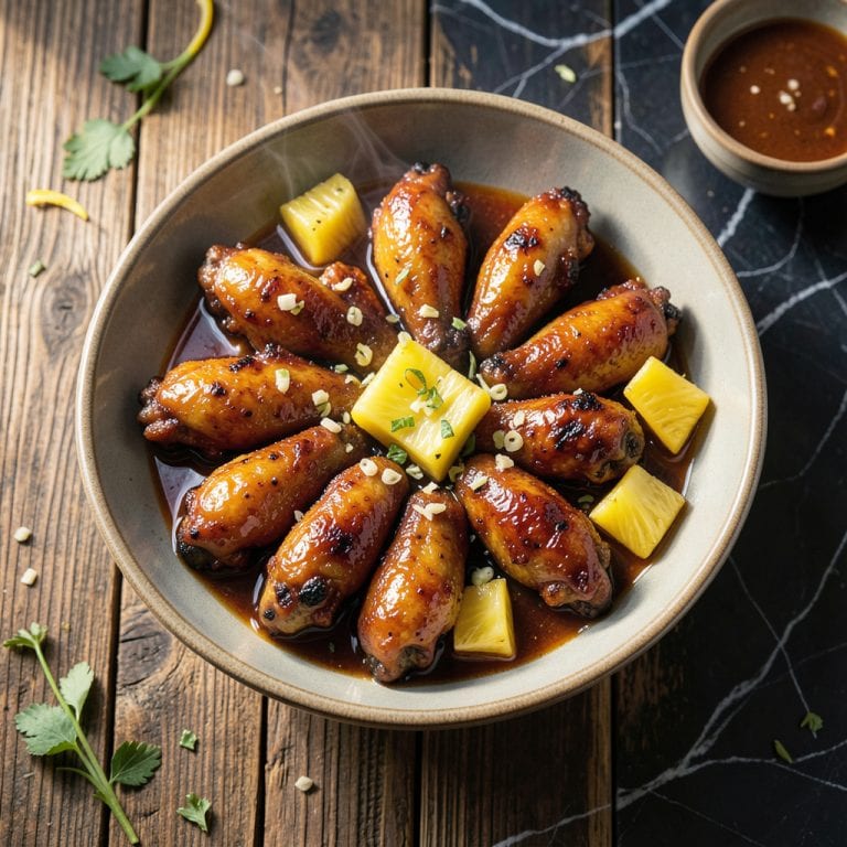 Complete Hawaiian BBQ Chicken Wings Recipe: Sweet and Smoky Grilled Bites overview image