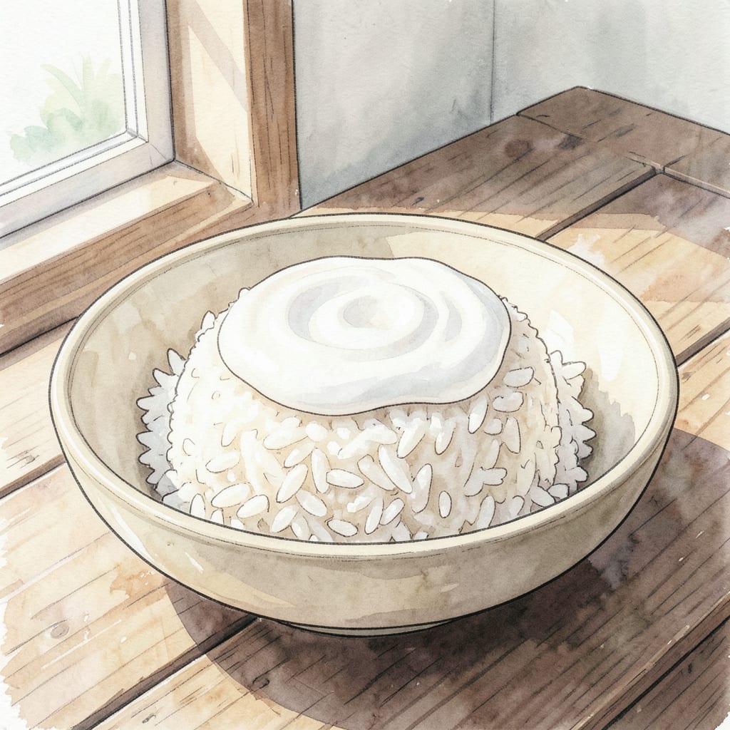 Hawaiian Sticky Rice Recipe: Sweet and Savory Perfection example with annotations