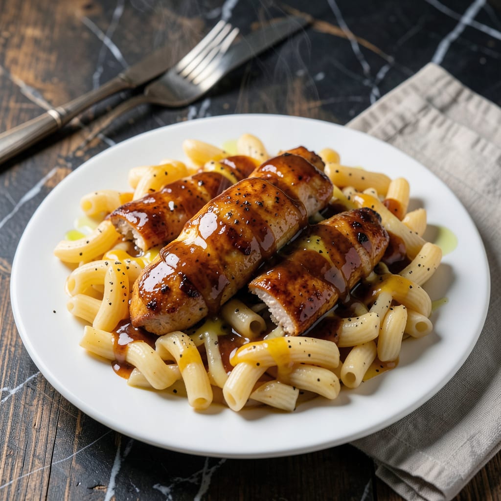 Comprehensive High Protein Honey BBQ Chicken Mac And Cheese Recipe: Protein Packed Comfort in a Skillet visual reference