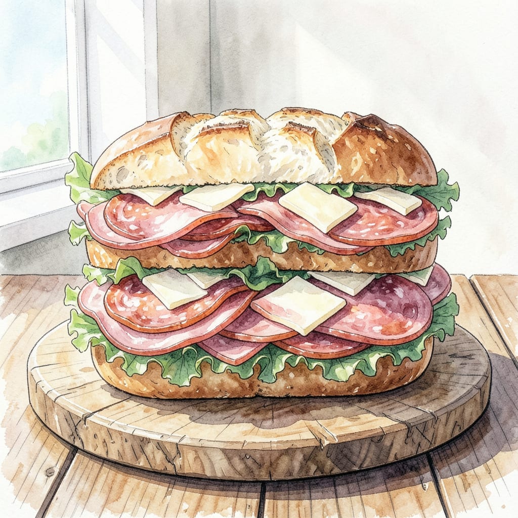 Comprehensive Hoagie Sandwich Recipe: Hearty Italian Style Delight visual reference